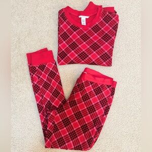 🎄 Victoria’s Secret Red Plaid Thermal Pajama Set 🎄